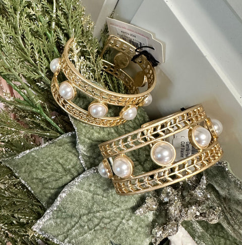 Camilla Pearl Cuff Bracelet