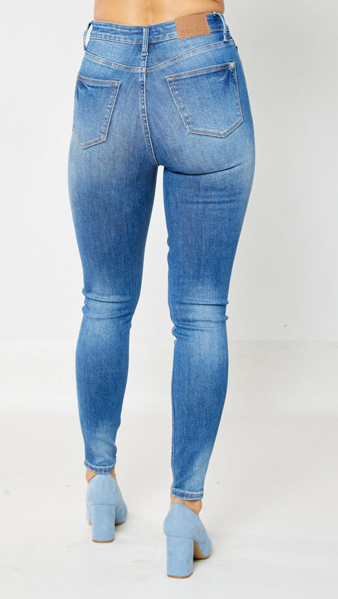 Judy Blue - Plus Size HW Tummy Control Skinny