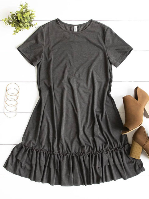 Jesse Ruffle Swing Dress