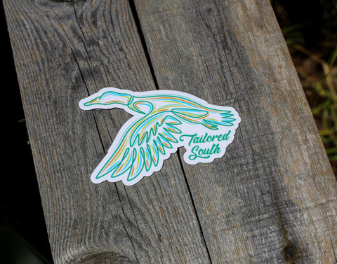 Tailored South-Neon Duck Decal