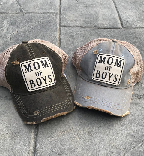 Mom of Boys Hat