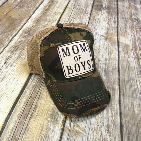 Mom of Boys Hat
