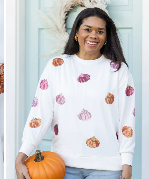 Sarah Sweatshirt - Pumpkins