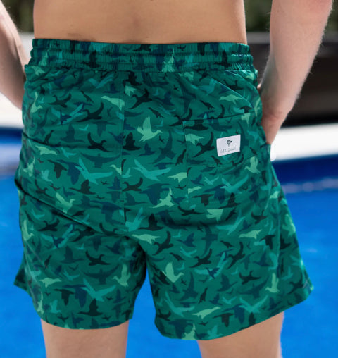 Old South-Duck Lined Swim Trunks
