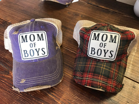 Mom of Boys Hat