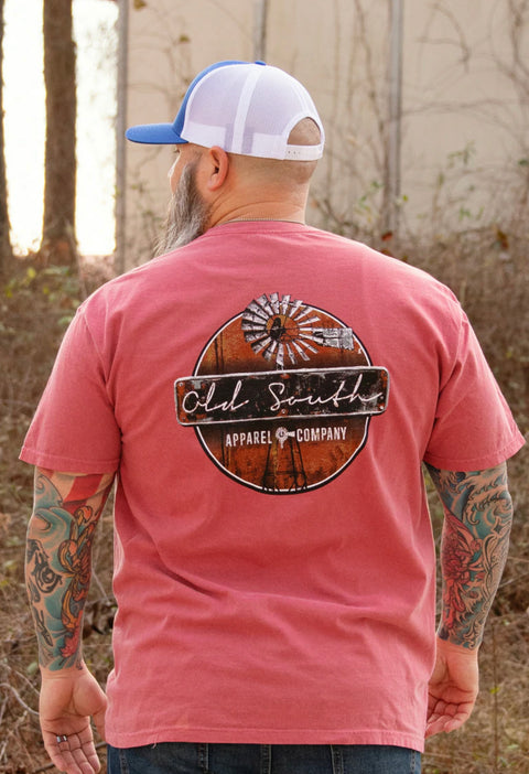 Old South - Rusted Windmill Short Sleeve T-Shirt